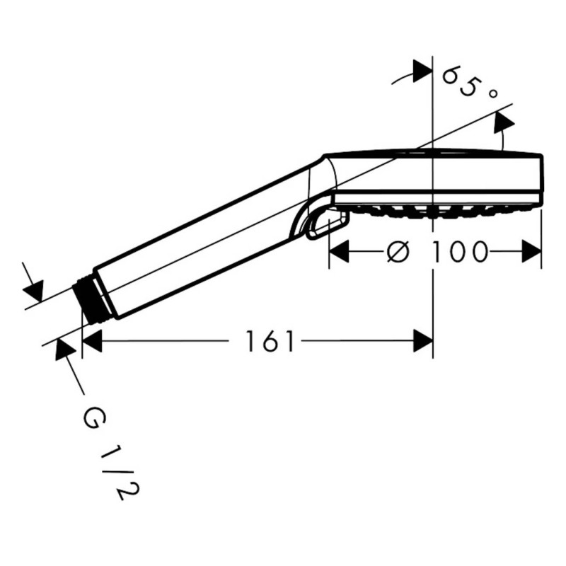 Hansgrohe VERNIS BLEND Vario ручной душ, 2 режима, Eco Smart, (26340000)