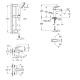 Grohe EUROSMART NEW набір змішувачів для ванни (23324003+33300003+27926001), (UA123246M0)