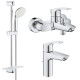 Grohe EUROSMART NEW набір змішувачей для ванни (33265003+33300003+27926001), (UA123238S0)