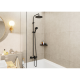 Hansgrohe VERNIS BLEND душова система Showerpipe 240 з термостатом для ванни, 1jet,чорний матовий, (26899670)