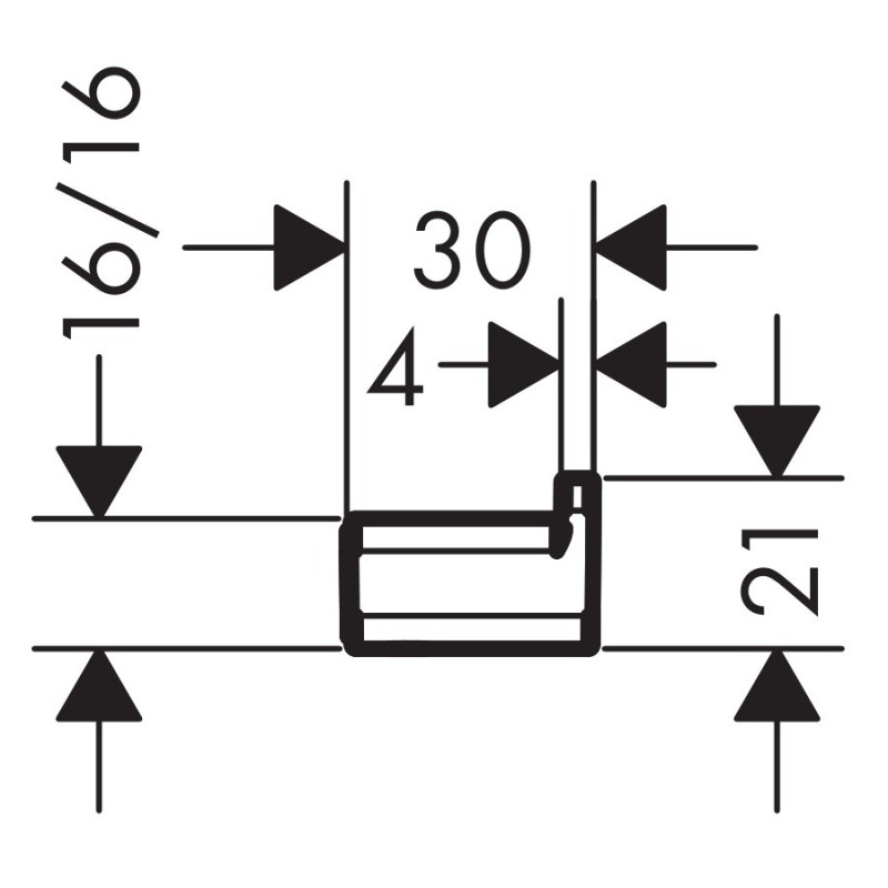 Hansgrohe Крючок для ванной комнаты ADDSTORIS 41742990, золото, (41742990)