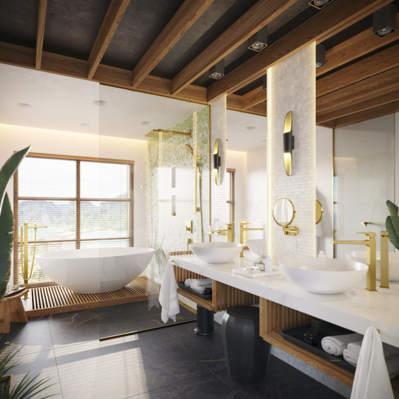 Hansgrohe Крючок для ванной комнаты ADDSTORIS 41742990, золото, (41742990)