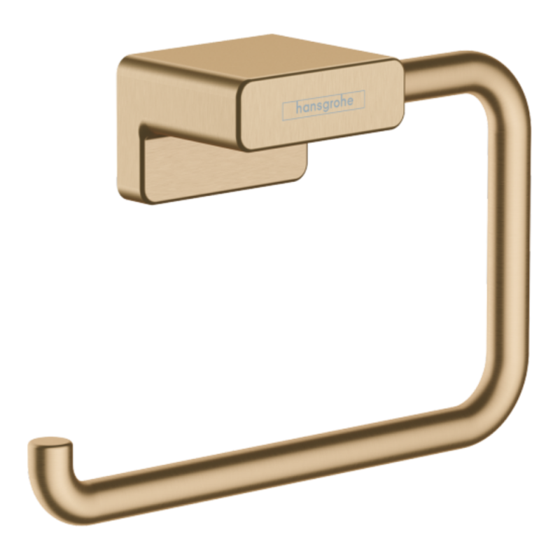 Hansgrohe ADDSTORIS держатель для туалетной бумаги без крышки, цвет шлифованная бронза, (41771140)