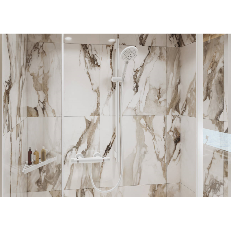 Hansgrohe ADDSTORIS полка угловая, цвет белый матовый, (41741700)