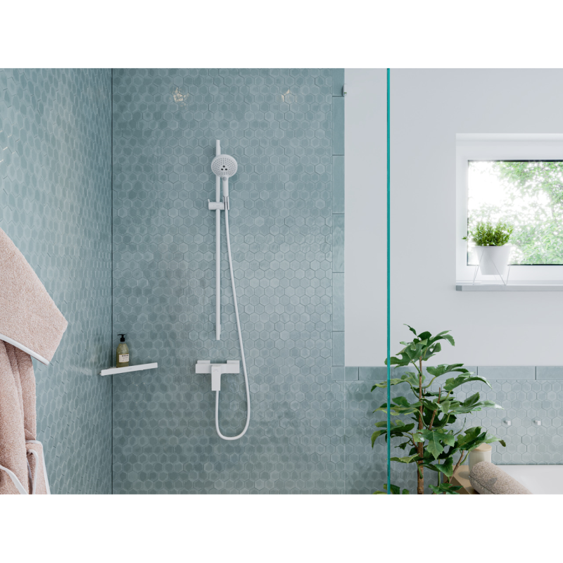 Hansgrohe ADDSTORIS полка угловая, цвет белый матовый, (41741700)