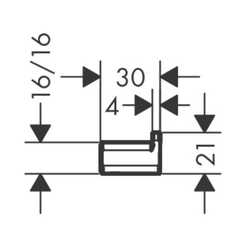 Hansgrohe ADDSTORIS крючок, цветошлифованная бронза, (41742140)
