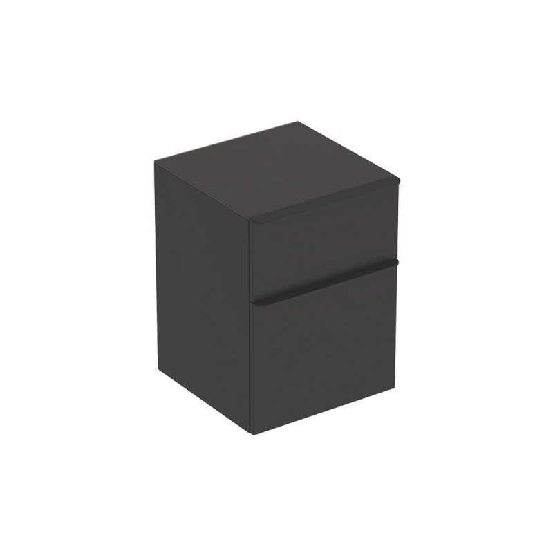 Geberit SMYLE SQUARE тумба 45*60*47см, з 2 ящ., лава/фарбований матовий, лава/з матовим порошковим покрыттям, (500.357.JK.1)