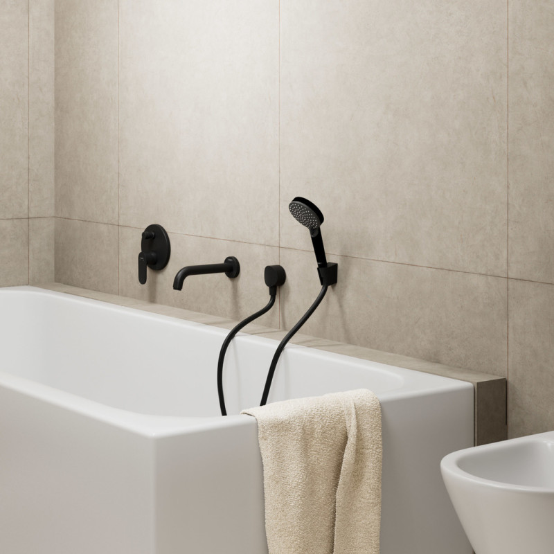 Hansgrohe VERNIS BLEND излив 20,4см,черный матовый, (71420670)