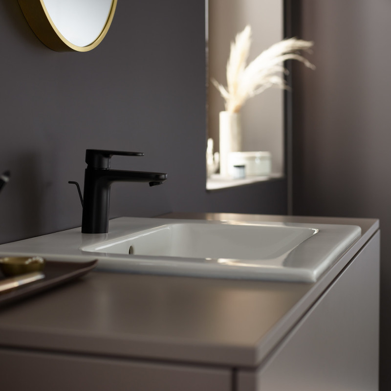 Hansgrohe VERNIS BLEND смеситель для умывальника, черный матовый, (71551670)