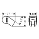 Hansgrohe Держатель ручного душа WALLSTORIS 27917670, черный, (27917670)