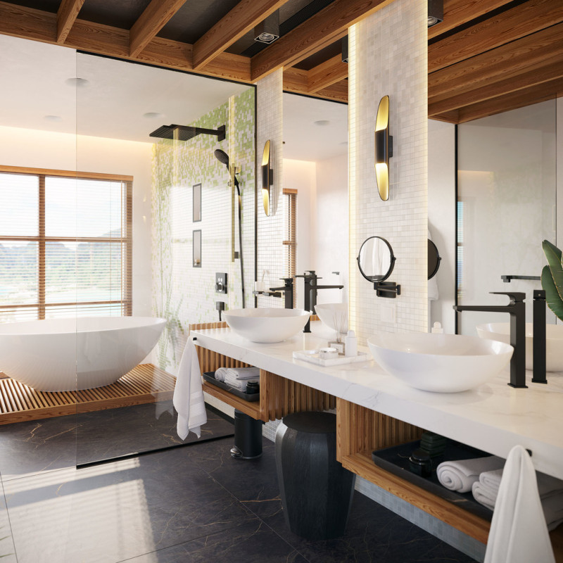 Hansgrohe ADDSTORIS ведро для мусора, цвет черный матовый, (41775670)