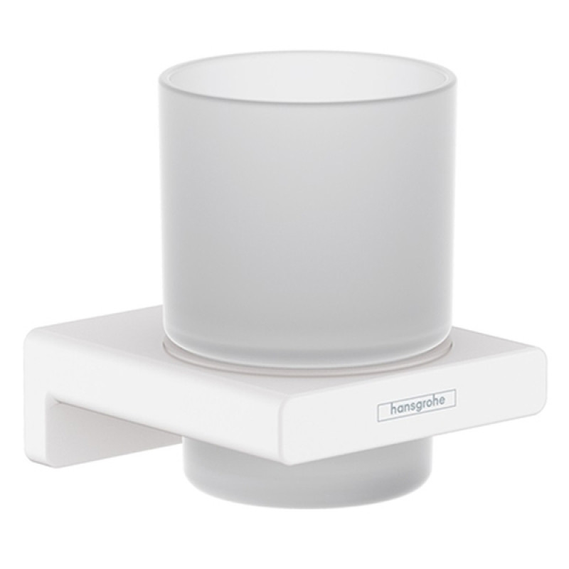 Hansgrohe Стакан для ванной комнаты ADDSTORIS 41749700, белый, (41749700)