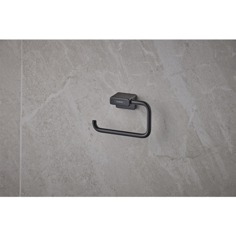 Hansgrohe ADDSTORIS тримач туал паперу, колiр чорний матовий, (41771670)