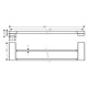 Hansgrohe Полотенцедержатель ADDSTORIS 41743670, черный, (41743670)