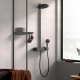 Hansgrohe PULSIFY Showerpipe душовасистема 260 з термостатом , чорний матовий, (24240670)