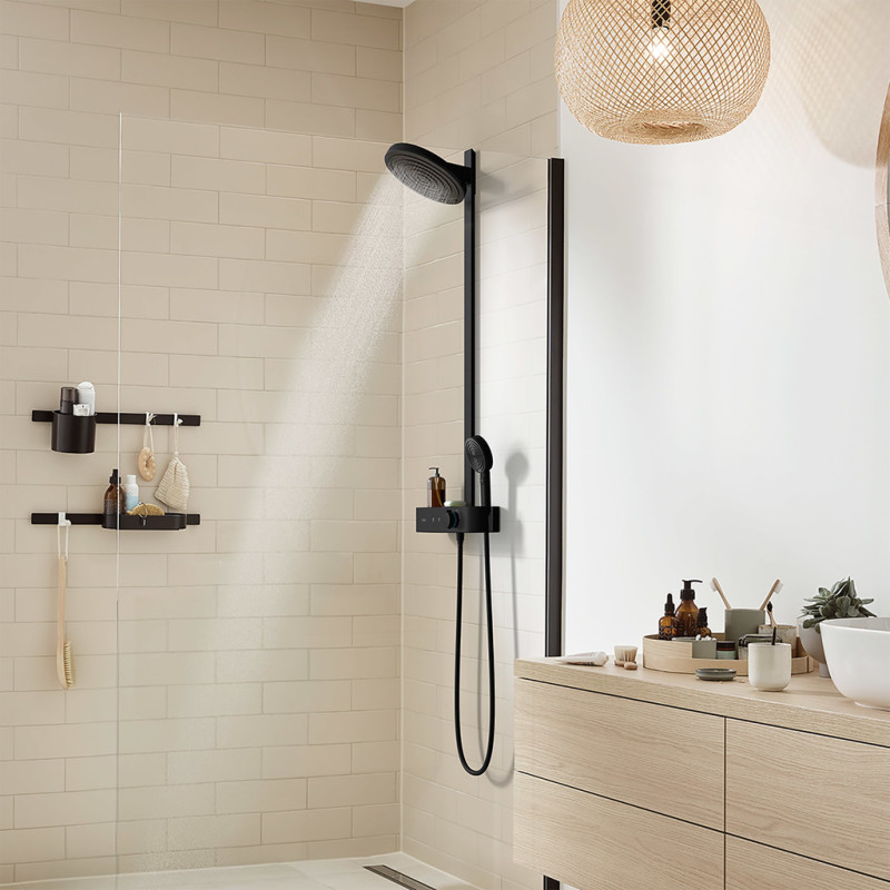 Hansgrohe PULSIFY Showerpipe душовасистема 260 з термостатом , чорний матовий, (24240670)