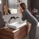 Hansgrohe VIVENIS змішувач для умивальника на 2 отв,чорний матовий, (75050670)