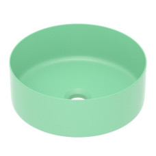IMPRESE Умывальник накладной 35,8*35,8*13,7см круглый, matt green, (i11102MGN)
