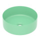 IMPRESE Умывальник накладной 35,8*35,8*13,7см круглый, matt green, (i11102MGN)