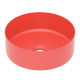 IMPRESE Умывальник накладной 35,8*35,8*13,7см круглый, matt red, (i11102MR)