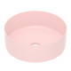 IMPRESE Умивальник накладний 35,8*35,8* 13,7см круглий, matt pink, (i11102MP)