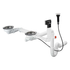 Hansgrohe D17-11 сифон до мийки для кухнi, хром, (43938000)