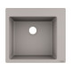 Hansgrohe S510-F450 мийка для кухнi, вбудована, розмiри вирiзу: 54*49см, iз матерiалу Silicatec, колiр свiтлий сiрий, (43312380)