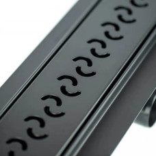 Capricorn Решітка ARCO BLACK нержавіюча полірована L=600 мм