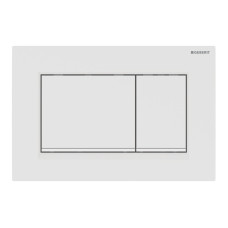 Geberit SIGMA20 SQUARE змивна клавіша для подвійного змиву,білий матовий, фарбований, легко чиститься /білий, (115.883.01.1)