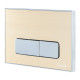 IMPRESE i7113, клавиша смыва, золото сатин, вставка из алюминия, (i7113AG)