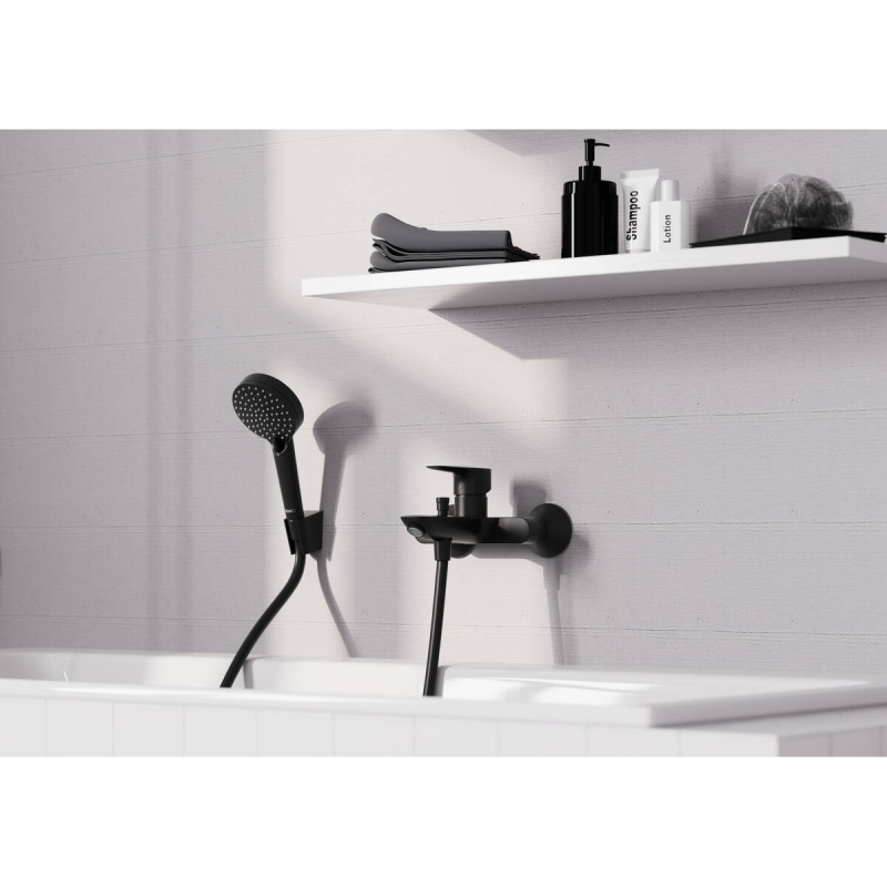 Hansgrohe PORTER`S держатель душа, цвет черный матовый, (28331670)