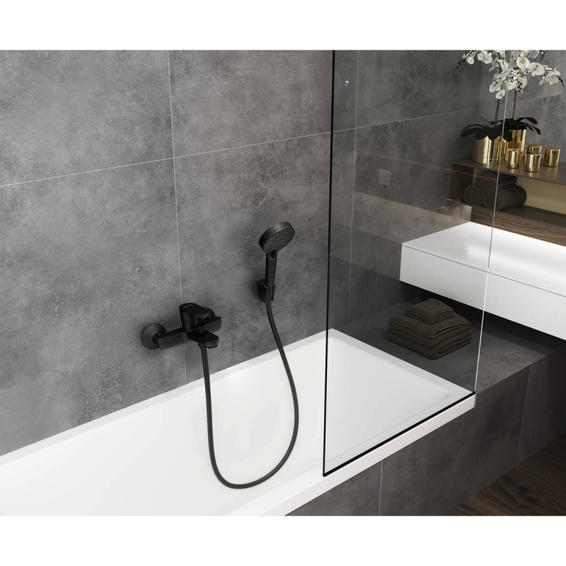 Hansgrohe PORTER`S держатель душа, цвет черный матовый, (28331670)