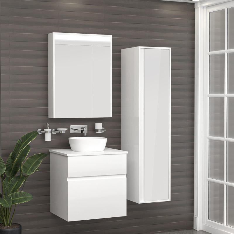 IMPRESE BLATNA L пенал 150*40*35 см, підвісний, білий, (f3283W)