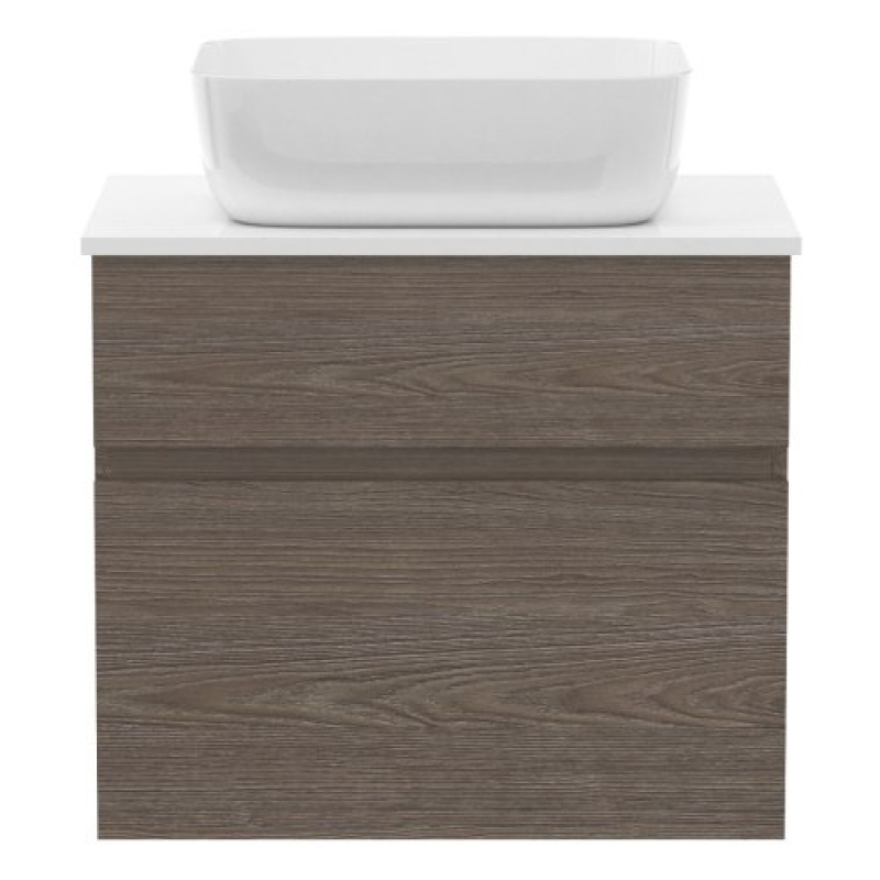 IMPRESE BLATNA тумба 80см подвесная, со столешницей, 2 ящика, ильм бергамо, (f3218Dr(1))