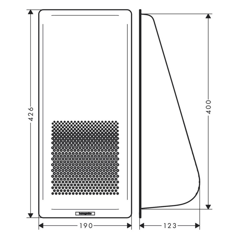 Hansgrohe F14 Многофункциональный коландер, для кух. мойки, черный мат, (40963000)