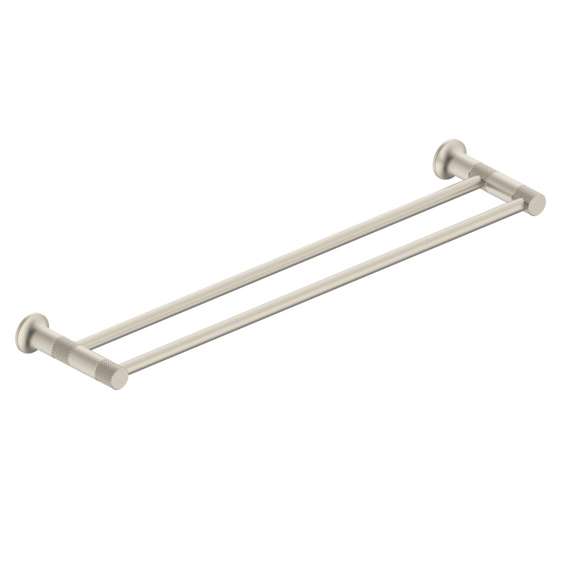 IMPRESE BRENTA тримач рушника подвійний 600 мм, брашований нікель, (ZMK081906290)