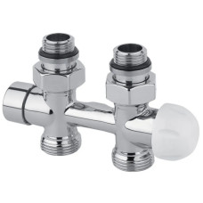 Carlo Poletti Узел термостатический FIRST PIASTRE ХРОМ прямой Ø1/2″ З x 3/4″ EK 50 мм (V137512CB)