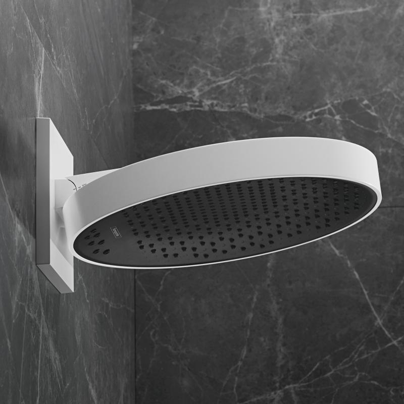 Hansgrohe Rainfinity Верхнiй душ 360 3jet з настiннимтримачем, матовий бiлий, (26234700)