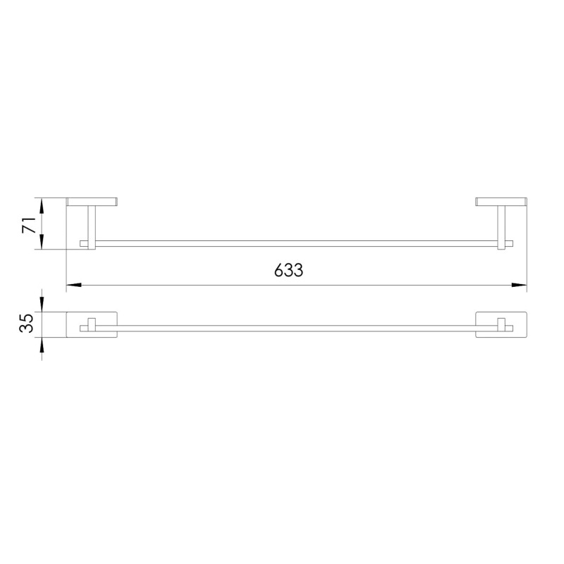 IMPRESE VALTICE тримач рушника 600 мм, (131320)