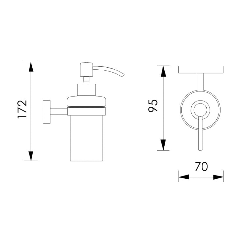 IMPRESE VALTICE дозатор для мила, (170320)