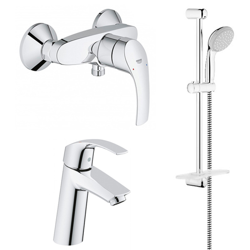 Grohe Eurosmart Набор смесителей для душа (23324001+33555002+27926001), (123244 M)