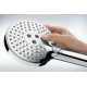 Hansgrohe Raindance Select S Ручний душ 120 3jet P, з типом розпорошення: PowderRain, Rain, WhirlAir, (26014000)
