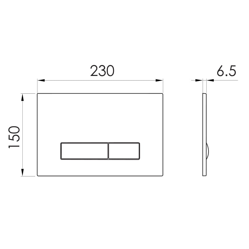 IMPRESE PANI bila клавіша змиву(OLIpure), (i9040WOLIpure)