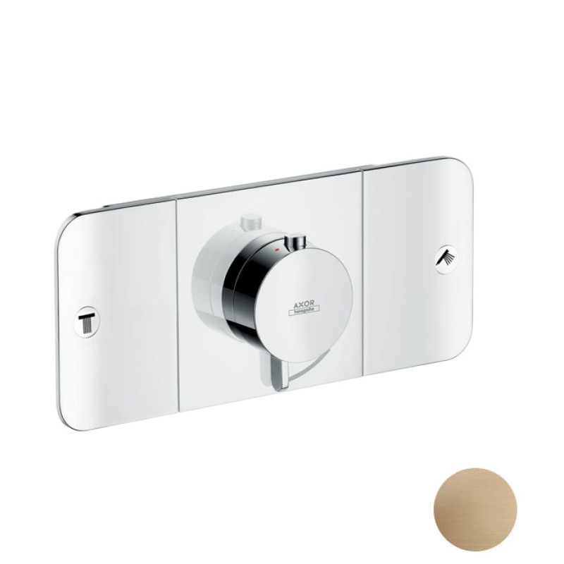 Axor Showers Термостат для 2х споживачiв, СМ, колiр покриття шлiфована бронза, (45712140)