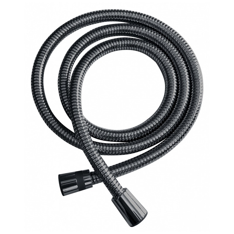 IMPRESE GRAFIKY шланг для душа, SS, що розтягується 1500-1800 мм, anti-twist, чорний нікель, (ZMK041807160)