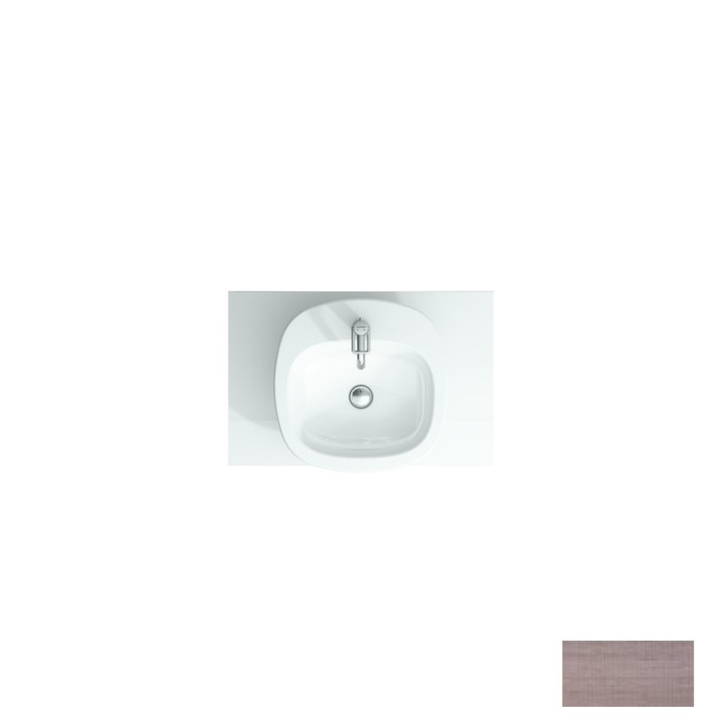 Laufen CASE столешниця 79*8*52см, з вирiзом посерединi, свiтлий дуб, (H4051210755191)