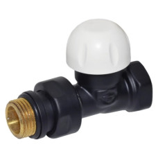 Carlo Poletti Термоклапан прямой BLACK MATTE Ø1/2″ FIRST THERMO (V141710EFS9005O)