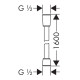 Hansgrohe ComfortflexШланг 1,60 м ½’, хром, (28168000)