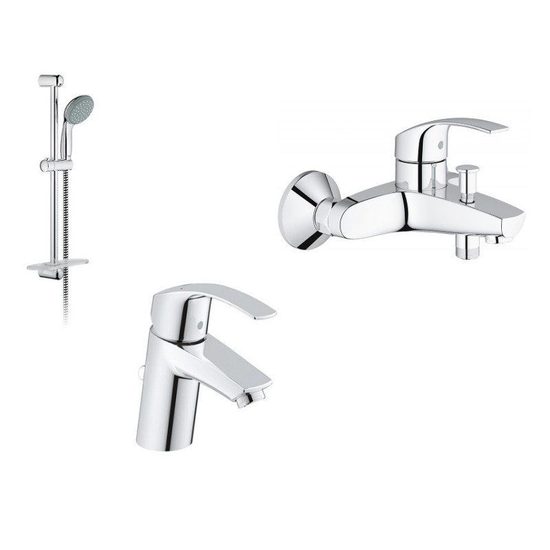 Grohe Eurosmart Набір змішувачей для ванни (33265002+33300002+27926000), (123238 S)
