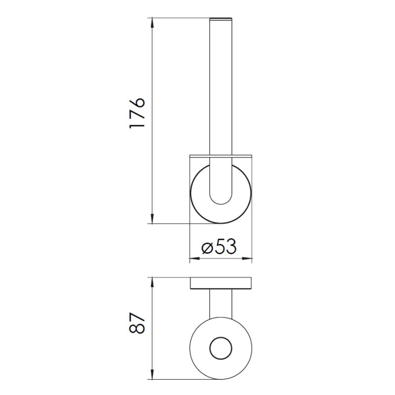 IMPRESE HRANICE тримач для туалетного паперу, (142100)